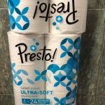 Presto! Mega Roll Toilet Paper, Ultra-Soft, 6 Count (Pack of 4), 24 Family Mega Rolls = 120 regular rolls