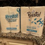 Presto! Mega Roll Toilet Paper, Ultra-Soft, 6 Count (Pack of 4), 24 Family Mega Rolls = 120 regular rolls