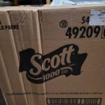 Scott 1000 Toilet Paper. 32 Regular Rolls. Septic-Safe. 1-Ply Toilet Tissue