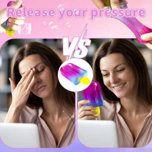 ice cream squeeze squishy, slow rising sensory fidget toy, soft & stretchy ice cream cone squishy pack for stress relief, summer sensory toys easter basket stuffers party favors for kids adults(1pc)